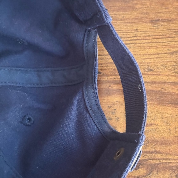 American Needle Navy Blue Cap with Leaf Design - Picture 4 of 4